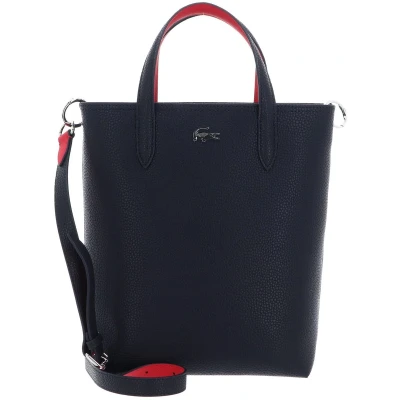 Afbeelding van LACOSTE Handtas Schoudertas Anna Z Vertical Shopping Bag Abimes Petunia Donkerblauw
