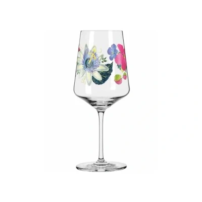 Afbeelding van RITZENHOFF 2931010 aperitiefglas 500 ml Serie Sommerdauw Motief nr. 10 met kleurrijk stilleven Made in Germany
