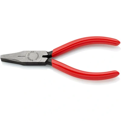 Afbeelding van Knipex Platbuigtang zwart geatramenteerd, met kunststof bekleed 125 mm 20 01