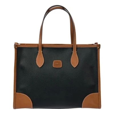 Afbeelding van BRIC&#039;S Schoudertas Laptoptas met laptopvak Firenze Opera Bag Black Zwart