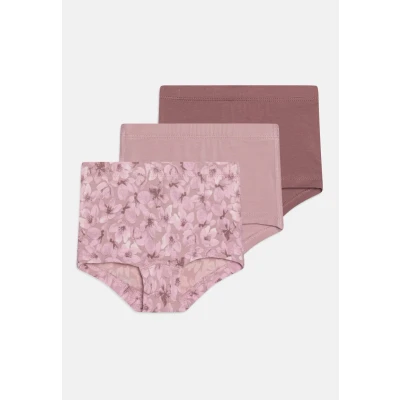 Afbeelding van NAME IT MINI hipster NMFTIGHTS FLOWER set van 3 paars/mauve