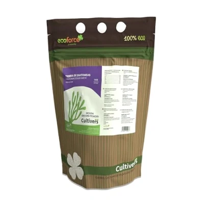 Afbeelding van CULTIVERS Gronddiatomeeënaarde 1 kg. 100% natuurlijk en ecologisch. Niet gecalcineerd met een hoge zuiverheid, zonder behandelingen of residuen. Food Grade E551C malen