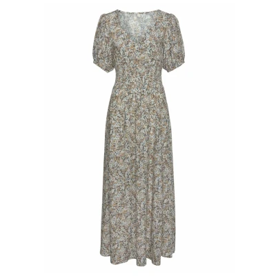 Afbeelding van Lascana Maxikleid Maxijurk graubedruckt, Dames, Maat: 36, Grau bedruckt
