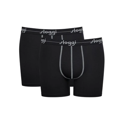 Afbeelding van Sloggi 2ER Packstart C2P BOX Onderbroeken, Heren, Maat: XL, Schwarz