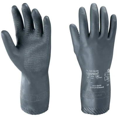 Afbeelding van Honeywell Chemicaliënhandschoen maat 7 zwart EN 388, 374 PSA categorie III 10 paar 072007141E