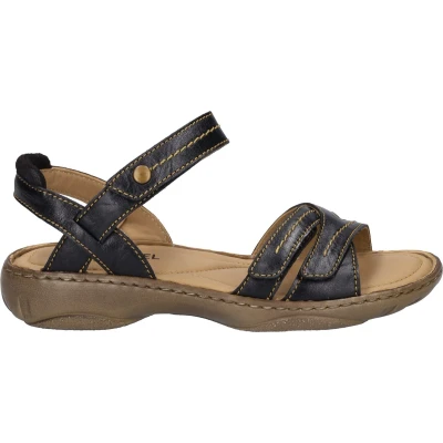 Afbeelding van Josef Seibel Debra 62 Outdoorsandalen, Dames, Maat: 39, Schwarz Leer