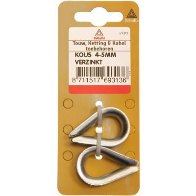 Afbeelding van Deltafix touwkous verzinkt 10 mm 2 st.
