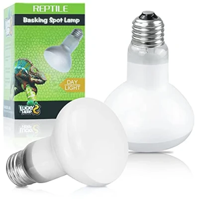 Afbeelding van LUCKY HERP reptielen warmtelamp, 75 W, verpakking van 2 stuks, terrarium, schildpadden, Basking Spot, E27 verwarmingslamp voor kippen, bartagamen, honden en andere
