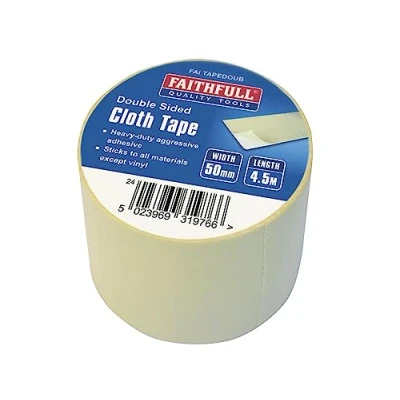 Afbeelding van Heavy Duty dubbelzijdige doektape 50 mm x 4,5 m