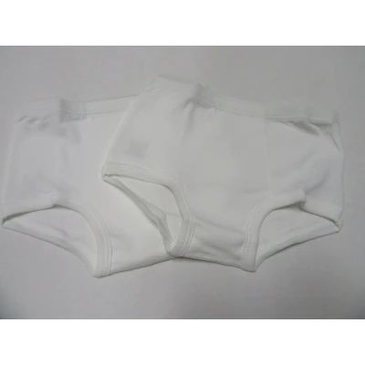 Afbeelding van Petit Bateau 2 pack Onderbroek Slip Jongen Wit 8 jaar 126