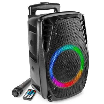 Afbeelding van Fenton FT8LED MK2 accu speaker met Bluetooth 300W