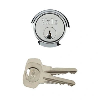 Afbeelding van Yale reservevelgencilinder voor 38 57 mm deuren P chroom 6 Keys chrom