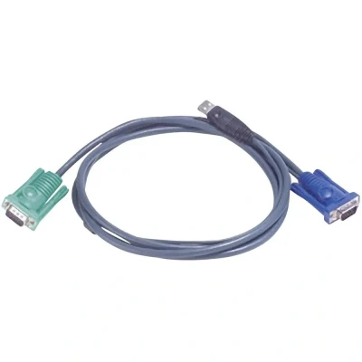 Afbeelding van ATEN KVM Aansluitkabel [1x SPHD 15 stekker 1x VGA stekker, USB A 2.0 stekker] 3.00 m Zwart