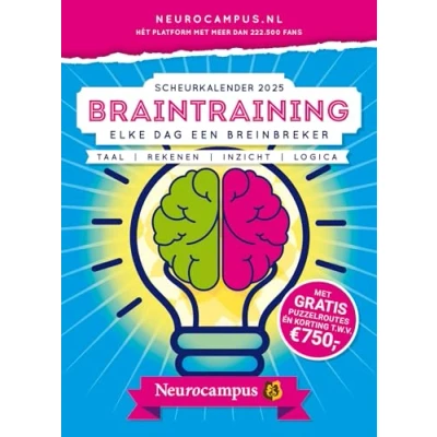 Afbeelding van Neurocampus Braintraining Scheurkalender 2025