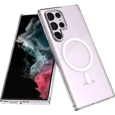Afbeelding van Telefoonhoes Celly GELSKINMAG1033 Samsung Galaxy S23 Ultra Wit