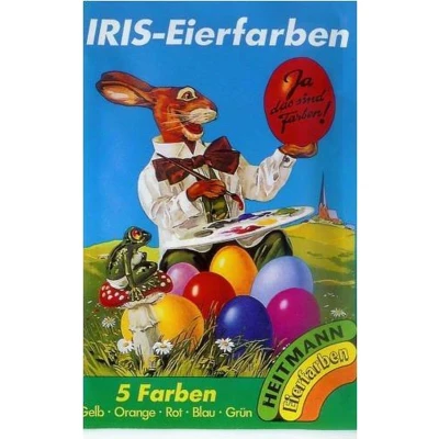 Afbeelding van Iris Eierverf tabletten 5 kleuren in zakje Ei Pasen