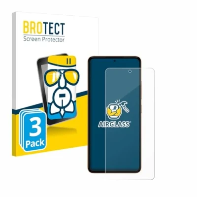 Afbeelding van BROTECT Beschermende glazen screenprotector helder (3 Stuk, HMD puls), Smartphone beschermfolie, Transparant