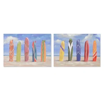 Afbeelding van Schilderij Home ESPRIT Branding 100 x 3 70 cm (2 Stuks)