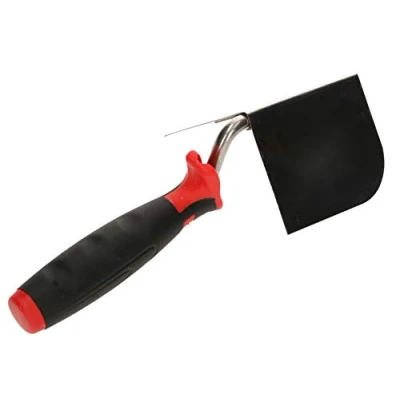 Afbeelding van KOTARBAU® Roestvrij stalen binnenhoektroffel 80 mm x 65 met kunststof handvat hoektroffel voor het bewerken van binnenhoeken in muren