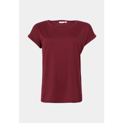 Afbeelding van VILA Dreamers NEW PURE Tshirt basic, Dames, Maat: XS, Cabernet