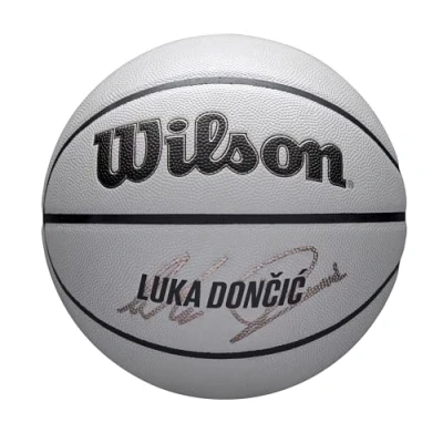 Afbeelding van Wilson NBA Player Icon Uv Bskt Doncic, Unisex, Grijs, basketbal, maat: 7