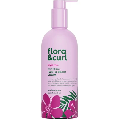 Afbeelding van Flora &amp; Curl Sweet Hibiscus Twist Braid Cream