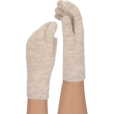 Afbeelding van Sarlini Handschoenen Dames Ribbed One Size Midden Bruin