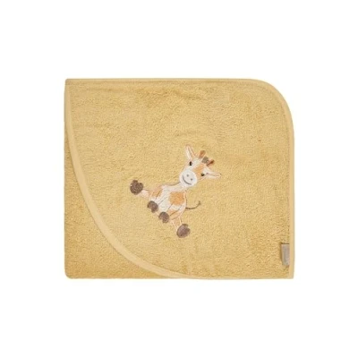 Afbeelding van Sterntaler Badcape 80 x cm Giraffe Kaya oker