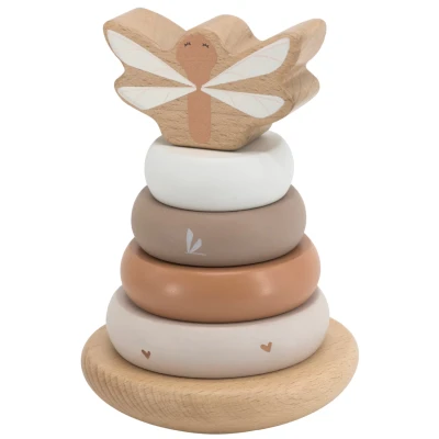 Afbeelding van Label Nougat Houten Tuimelring Piramide LLWT 34383