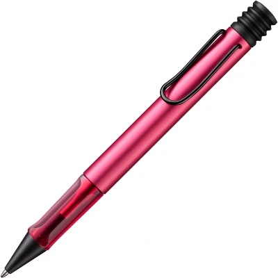Afbeelding van LAMY AL star lichtgewicht balpen 2D9 aluminium in fiery met ergonomische greep en zelfverende metalen clip, incl. grote vulling M 16