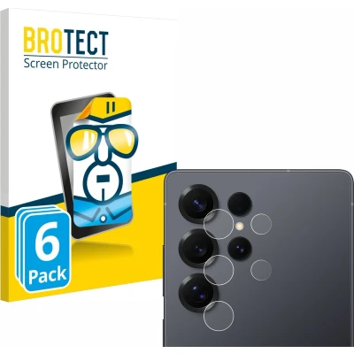 Afbeelding van BROTECT Screenprotector voor Samsung Galaxy S25 Ultra Enterprise Edition (ALLEEN Camera Lens) Folie Beschermfolie transparant (6 Stuks)