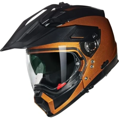 Afbeelding van Nolan N70 2X 06 Classico Nobile N Com Motorcross Helm, bruin beige, afmeting L voor man