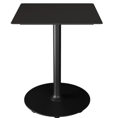 Afbeelding van Houe Pico tuintafel 60x60 Black, rond onderstel