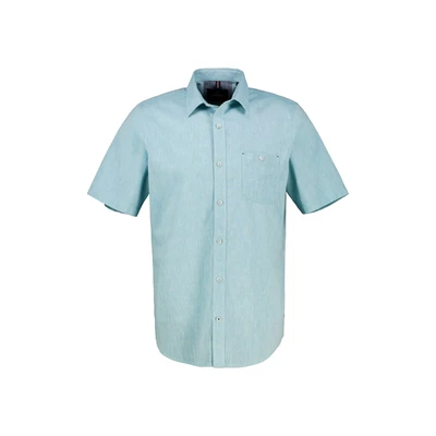 Afbeelding van LERROS Overhemd Gemêleerd Blauw M