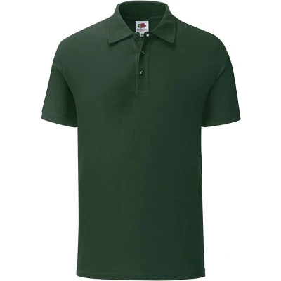 Afbeelding van Fruit of the Loom Heren Getailleerd Polo Shirt (Fles groen)