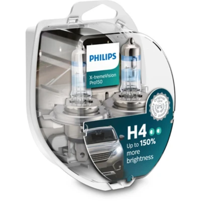 Afbeelding van Philips H4 X treme Vision Pro150 12342XVPS2 Autolampen