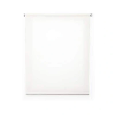 Afbeelding van Effen lichtdoorlatend rolgordijn, rolgordijn voor ramen en deuren, ideaal keuken, woonkamer, slaapkamer, enz. I Wit, 180 x 250cm