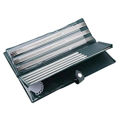 Afbeelding van 44 stks 25cm/36 cm Multi Size Dubbele Punt Rechte Breiaalden Trui Breinaalden Set (25cm)