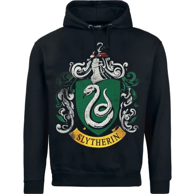 Afbeelding van Harry Potter Slytherin Trui met capuchon zwart XXL Heren