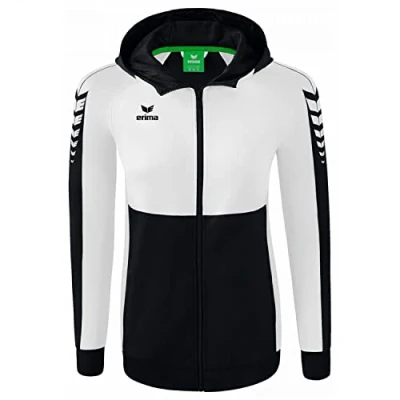 Afbeelding van Six Wings trainingsjack met capuchon dames zwart/wit / 36