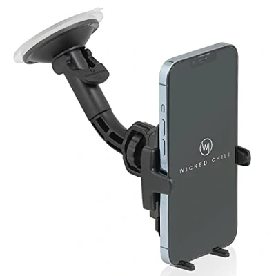 Afbeelding van Wicked Chili 842427 Universele Autohouder, Hoes en Case Vriendelijk, Breedte 56 86 mm, Zwart