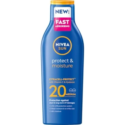 Afbeelding van Sun Protect &amp; Moisture vochtinbrengende zonnebrandlotion SPF20 200ml