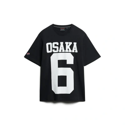 Afbeelding van Superdry Osaka Tshirt print, Heren, Maat: Large, Black