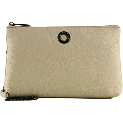 Afbeelding van Mandarina Duck Mellow Leather P10fzt41 Damesclutch, 25 x 16 4 (l h b), wit (papyrus)