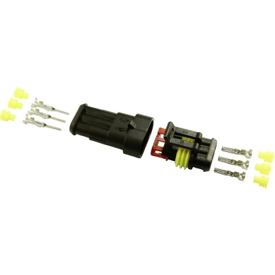 Afbeelding van BAAS ES13 Superseal set AMP 1.5mm Series Totaal aantal polen: 3 Rastermaat: 6 mm Inhoud: 1 stuk(s)