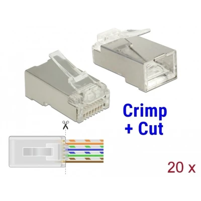 Afbeelding van RJ45 stekker 20 stuks cat6