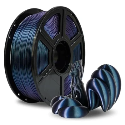 Afbeelding van FLASHFORGE ABS filament, 1,75 mm, burnt titanium kameleon, kleurverandering, verandert van kleur met licht en hoeken, 1 kg spoel, taai hittebestendig filament