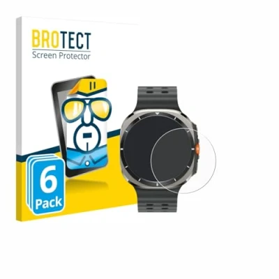 Afbeelding van BROTECT Screenprotector voor Samsung Galaxy Watch Ultra (47 mm) Folie Beschermfolie transparant (6 Stuks)