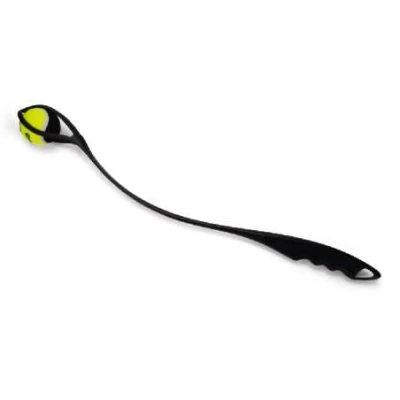 Afbeelding van Hondenspeelgoed fetch tennisbalwerper zwart 65cm