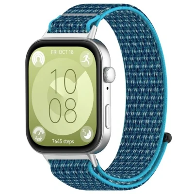Afbeelding van Sport loop Nylon bandje Blauw Huawei Fit 3